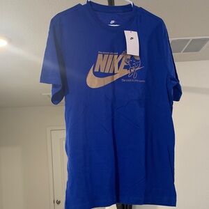 Nike Men's Royal Blue Graphic Tee